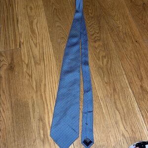 J. Crew Blue Patterned Tie